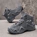 Men Tactical Boots With Straps For Combat Training Waterproof Straps Multifunctional Motorcycle Outdoor Breathable Hiking Shoes_vogvips.com