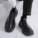 New Fashion Retro Martin Boots Men's Thick Sole Lace-up Business Leather Men's Boots Round Toe Thick Sole High Top Leather Boots Chelsea Short Boots_vogvips.com