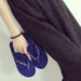 Women's Black Floral Print Flip Flops Casual Slip-On Sandals Solid Color Summer High Heeled Wedge Non-Slip Beach Shoes_vogvips.com