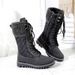 Velvet Warm Low Heel Snow Boots For Women, Comfortable And Versatile, Warm And Cold Proof_vogvips.com