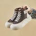 Fleece Little White Shoes, Female Students Thick-soled Heightening Sports Board Shoes, Casual_vogvips.com
