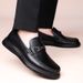 First Layer Cowhide Men's Autumn Business Casual Leather Shoes Commuting Versatile Breathable Non-Slip Slip-On Loafers_vogvips.com
