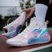 Basketball shoes men and women breathable rose red casual sports shoes_vogvips.com