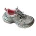 High-End Silver Dad Shoes For Women 2025 Spring And Autumn New Platform Thick-Soled Height-Increasing Niche Casual_vogvips.com