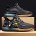 Coconut Shoes Men's Shoes Summer New Breathable Mesh Shoes Men's Trend Versatile Flying Knitting Sports Casual Running Dad Shoes_vogvips.com