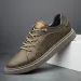 Classics Brown Genuine Leather Casual Shoes Men's Jogging Shoes Winter Warm Fur Oxford Shoes For Men Big Size:36-47 Mocassin_vogvips.com