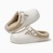Thick-Soled For Women, Autumn And Winter Indoor Home Fleece-Lined Warm Retro Shoes, Versatile Outdoor_vogvips.com