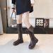 Front Zipper Thick Sole Flat Long 2024 New High Chunky Heel Over-the-Knee Plus Size Wide Knight Boots_vogvips.com