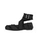 High Version Tassel Cross Strap Ballet For Women French Retro Square Toe Shallow Mouth Flat Mary Jane Shoes_vogvips.com