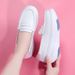 Nurse Shoes Women's Single Shoes Breathable Soft Soles Thick Soles Raising Platform Shoes_vogvips.com