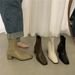 2025 High Heels, Ankle Boots, French Ankle Boots, Autumn New Style, Slim Boots, Women's Boots_vogvips.com