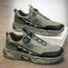 Men's Spring Breathable Mesh Sports Running Shoes Casual White Dad Trendy Shoe for Teenagers_vogvips.com