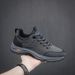 Spring And Autumn Leather Soft Surface Casual Thick Sole Versatile Running Sports Men's Hiking Shoes_vogvips.com