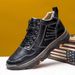TerraStride Spring And Autumn Style Middle-aged Dad Shoes Men's High-top Leather Waterproof Non-slip Outdoor Boots Live Broadcast_vogvips.com