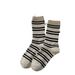 Wool Socks For Men And Women, Warm Thermal Mid-Crew Socks With Striped Pattern, Soft And Breathable, Unisex Casual Socks For All Seasons_vogvips.com