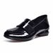 2023 Spring New Chunky Heel Genuine Soft Deep Mouth Round Toe British Style Patent Leather Slip-On Loafers For Women_vogvips.com