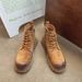 European Warm Series Men's Martin Short Autumn Side Zipper Genuine Leather Yellow Thick Sole Work Shoes Outdoor Casual Desert Boots_vogvips.com