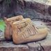 2023 Autumn Winter Short European American Foreign Trade Tassel Women Flat Buckle Martin Retro Knight Boots Large Horse_vogvips.com