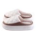 Autumn And Winter, Stepping On Poop Feeling Down, Men's Cotton Slippers, Indoor Home Waterproof And Slip Resistant, Couple Plush Cotton Slippers,_vogvips.com