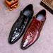 European Warm Series Cowhide Ankle Men High Top Shoes Crocodile Pattern Zipper Warm Business Formal Martin Genuine Leather Boots_vogvips.com
