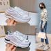 Genuine Leather Forrest Gump Shoes For Women 2025 Spring New Women's Running Sports Shoes For Women Casual Versatile Thick Soled Wenzhou Women's Shoes_vogvips.com