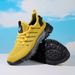 ZERJER Summer Breathable Knit Sneakers, Men's Mesh Hollow Lightweight Running Shoes, Soft Sole Anti-slip Durable Casual_vogvips.com