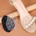 Self-Adhesive Forefoot Pads – Anti-Slip Cushion Inserts For High Heels & Dress Shoes (Transparent/Black, F404 Model, All-Season Use)_vogvips.com