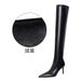 315-A16 Fashion Sexy Nightclub Slimming Simple Long Thin High Heel Pointed Toe Leg-Slimming Over-the-Knee Boots_vogvips.com