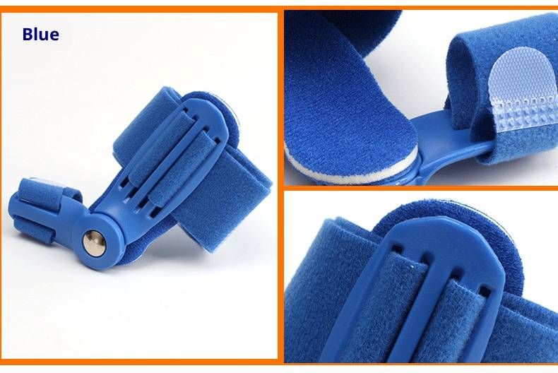 Adjustable Toe Separator & Bunion Corrector – Breathable Hallux Valgus Splint For Foot Pain Relief (White/Blue/Black/Gray)_vogvips.com