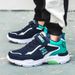 Non-slip Thick Soles Lace-up Velcro Booster Running Shoes For Boys_vogvips.com