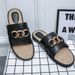 Summer New PU Leather Outdoor Beach Shoes Fashionable And Personalized Cool 38-48 Men Slippers_vogvips.com