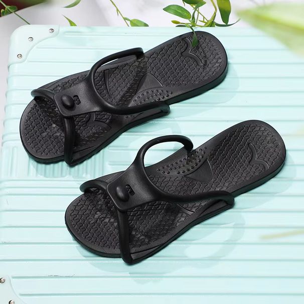 Women Foldable Slippers Men Business Trip Travel Portable Slides Flip-Flops Lightweight Indoor Home Sandals Beach Outdoor Shoes_vogvips.com