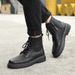 New Leather Spring Men's Shoes High-top Men's Heightening Tooling Martin Boots_vogvips.com