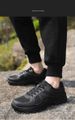 Black, Lightweight, Casual, And Breathable Men's Training Shoes With A Mesh Surface_vogvips.com