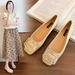 3688-55 Women's Flat Soft Soles, Comfortable Slip-On With Widened Forefoot, Large Size Shoes For Wide Feet_vogvips.com