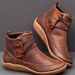 Women's Low Top Martin Boots Casual Lace-Up Ankle Winter Boots European And American Style_vogvips.com