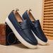 Large-size Four-season New Men's Low-top Canvas Shoes, Casual And Fashionable, One-piece Style, Flat-bottom Men's Shoes, White Sneakers_vogvips.com