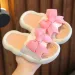 Summer Kids Home Anti Slip Soft Sole Girls Bath Slipper Cartoon Cute Wer Bow Princess Slippers Children Beach Shoes_vogvips.com