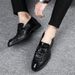 Crocodile Pattern Leather Large Size 47 Formal Business Wenzhou Cowhide Men's Single Shoes_vogvips.com