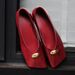 Women's Miniature Mary Jane Flat Shoes Niche Design Slanted Square Toe Leather Version_vogvips.com