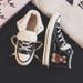 Little Bear With Velvet High Top Canvas Shoes For Women, Korean Edition Spring And Winter New Style, Student Warm_vogvips.com