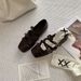 Ballet-style Mary Jane 2026 New Model, Suitable For Skirts, Square-toed Small Leather Shoes, Women's Flat Soft-soled_vogvips.com