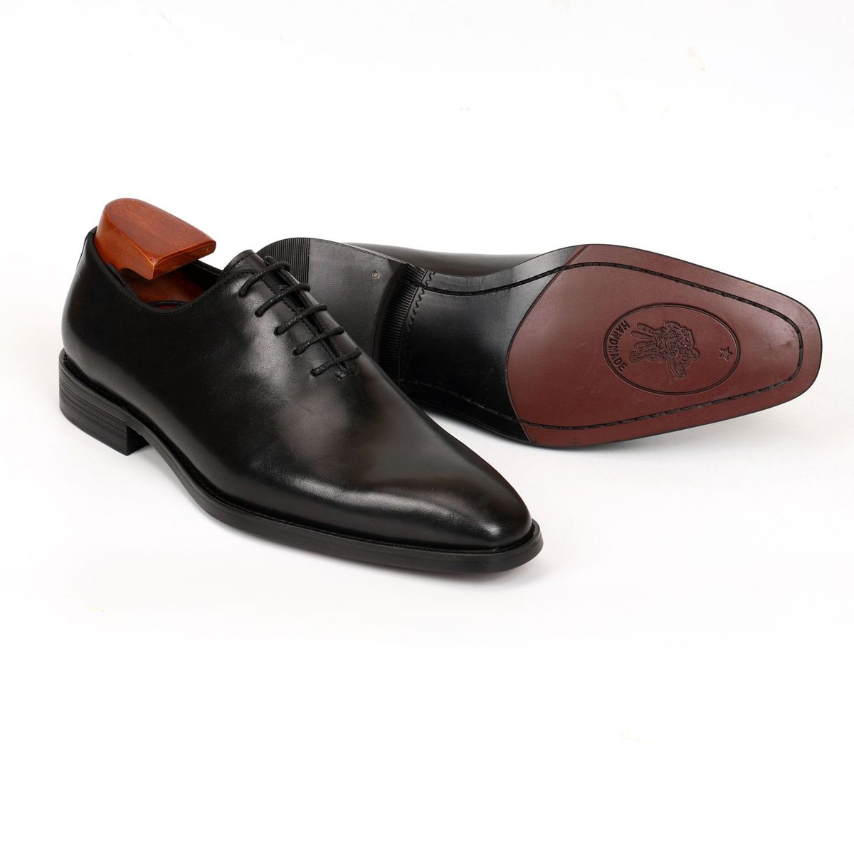 Business Formal Oxford Men's Wedding Top Layer Cowhide Carved British Style Trendy Shoes_vogvips.com