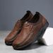 2025 Men's Casual Shoes Men Handmade Retro Breathable Flat Loafers Moccasins Dress Comfortable Slip On Driving Shoes Zapatillas_vogvips.com