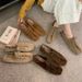 Genuine Leather Strap Loafers 2026 Autumn New Fairy Style Soft-soled Moccasins Retro Shallow Flat Shoes For Women_vogvips.com
