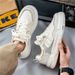 Men's Spring Niche Breathable Men's Versatile Thick Soled White Board Casual Moral Training Sports Trendy Shoes_vogvips.com