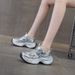 Daddy Shoes Women's Casual Platform Sneakers Girl Student Shoes_vogvips.com