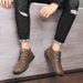 Men's Work Shoes, Autumn, Soft Sole, Lace-Up, Large Size, Trendy, Versatile, Mid-Top Casual Shoes_vogvips.com