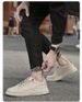 Retro Men's Board Shoes Platform Low-top Casual Shoes Small Leather Shoes Men_vogvips.com