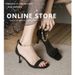 2026 New 3cm Pearl Fashion Sandals Women's Summer Wear Stiletto Mid-heel With High Heels_vogvips.com